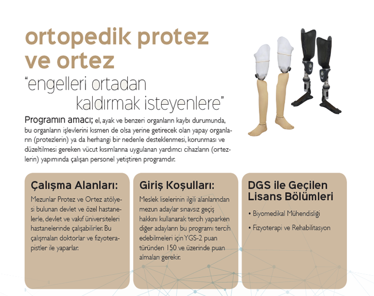 İstanbul Kavram Meslek Yüksekokulu Ortopedik Protez ve Ortez